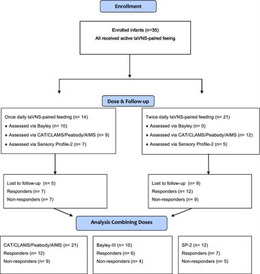 Use of non-invasive transcutaneous auricular vagus nerve stimulation: neurodevelopmental and sensory follow-up
